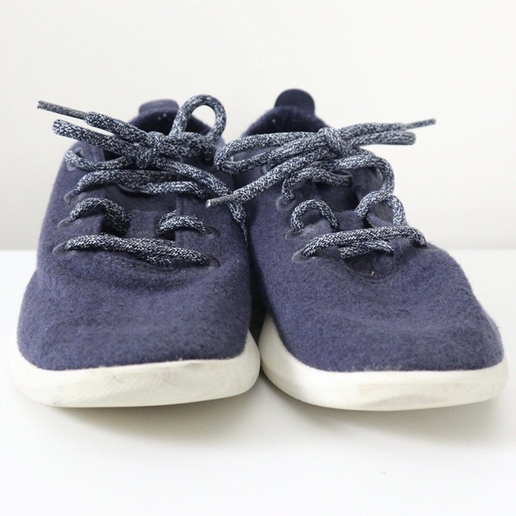 Allbirds Womens Size 8 Wool Runners Shoes Navy Blue Merino Comfort Running - Picture 4 of 10